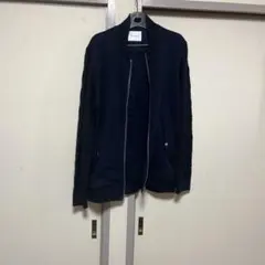 THE SHOP TK ブルゾン ネイビー 異素材切り替えのサムネイル