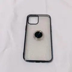 iPhone 12 Pro Max 用 ケース リング付き クリア 透明 TPU