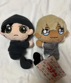 赤井  安室 ぬいぐるみ 初期 名探偵コナン 初期ぬいぐるみ コナン 赤井 安室セット - メルカリ