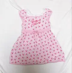 レトロ メゾピアノ チェリー柄 ワンピース