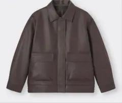 完売商品 フェイクレザー ジャケットのサムネイル