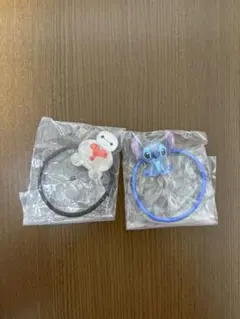 ディズニーキャラクター Twinkle ゴム ベイマックス スティッチ