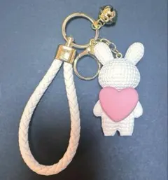 キーホルダー キーリング うさぎ ウサギ ラビット うさぎモチーフ