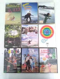 DVD ボディボード・サーフィン　9枚セット