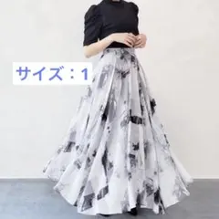 ココディール　アートグラフィックサーキュラースカートのサムネイル