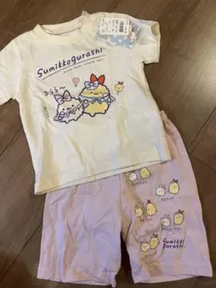 パジャマ　半袖　すみっコぐらし　80 ベビー　キャラクター