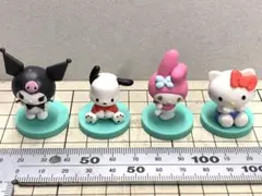 サンリオキャラクター　クロミ　ポチャッコ　マイメロディ　ハローキティ　フィギュア