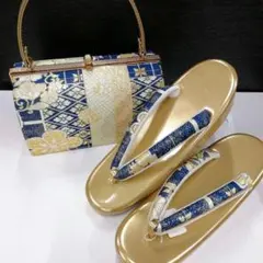 新品未使用　振袖　着物用草履バッグセット　フリーサイズ 21