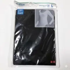 UNIQLO ユニクロ　AIRism UVカット長袖Tシャツ L ブラック