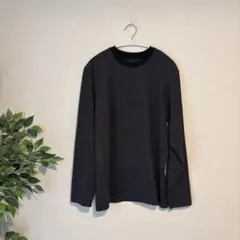 MUJI Mサイズ 長袖ストライプTシャツ