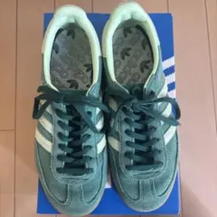 adidas SPEZIAL グリーン スエード スニーカー