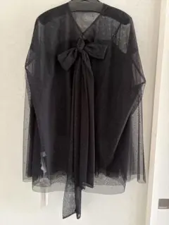 emmi × 金子綾　ドット柄シアーインナーブラウス（フォーマルコレクション）のサムネイル