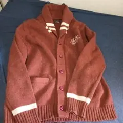 Subciety ブラウン カーディガン Lサイズ