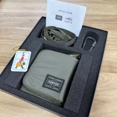 美品 ポーター リバティ 三つ折り財布 オリーブ PORTER LIBERTYのサムネイル