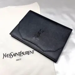 ◇超美品◇イヴサンローラン　クラッチバッグ　ヴィンテージ　YSL　ブラックのサムネイル