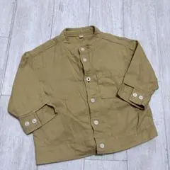 ベビー シャツジャケット マスタードカラー 80cm