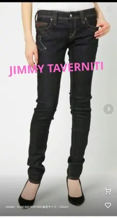 JIMMY TAVERNITI レディースデニム 25インチ Mサイズのサムネイル