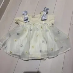 petit main 花柄ワンピース 70サイズ