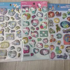 ポップデコパーティーラメきらクリスタルシール キティ・シナモ