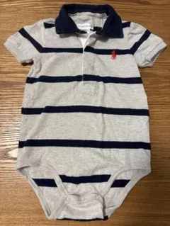 Ralph Lauren ストライプロンパース 12M　80cm