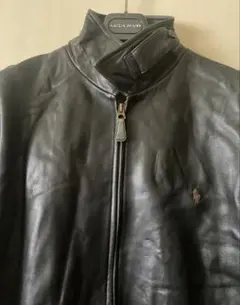 Polo by Ralph Lauren レザージャケット　LL ブラック