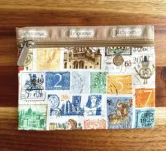 ♡美品·レスポートサックLeSportsacレスポ 人気柄 英国 切手柄♡