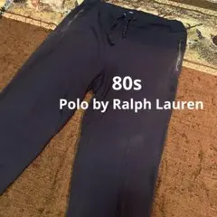 90s 80s ポロラルフローレン マチ スウェットパンツ ヴィンテージ ナス紺