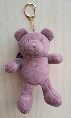 ジェラートピケ　くま　キーホルダー
