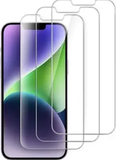 iPhone14Plus 6.7インチ用 #強化ガラス保護フィルム 3枚セット