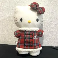 ハローキティ ぬいぐるみ　紐付き　カバンに下げられる　大きなストラップとしても