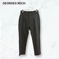 s387 ジョルジュレッシュ ストライプ柄パンツ グレー 36 テーパード 春秋のサムネイル