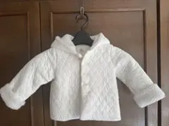 美品星プチバトー⭐︎アウター白80(81cm)