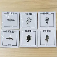未使用 PINTRILL キャラクターピンズ 6点セット ピントリル ピンバッジ