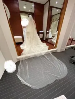 タカミブライダル ロングトレーン ウェディングベール 結婚式