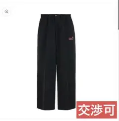 【交渉可】XL FEELS LINEN SLACKS BLACK 上杉柊平