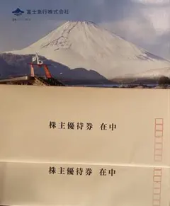 富士急ハイランド フリーパス　チケット　入場券　引換券　2名分のサムネイル