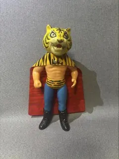 タイガーマスク ソフビ 中嶋製作所 当時物 マント付き スタンダードのサムネイル