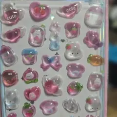 可愛いキャラクターシール