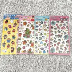 【新品】エポキシステッカー パワパフ たまごっち＆クレヨンしんちゃんシール