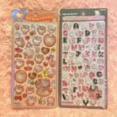 s*a様 【新品正規品】ハローキティ ボンボンドロップシール 文字 うるちゅるポ