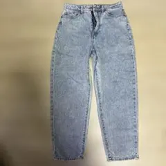 H&M LOOSE MOM JEANS ウルトラハイウエスト ブルー 36のサムネイル
