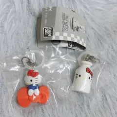 ハローキティ アメリカンデザイン めじるしアクセサリー リボン&ミルク2点セット