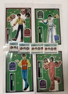 MEGAアクリルスタンド　進撃の巨人　テーマパークver.　4点セット　おまけ付