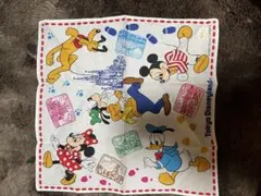 東京ディズニーランド キャラクター　レトロ　ハンカチ