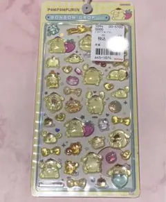 サンリオ　ポムポムプリン　ボンボンドロップシール　サンスター文具　正規品