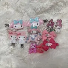 マイメロディ ヘアクリップ 11個セット
