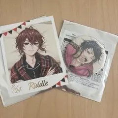 ツイステ　くつろぎマイルーム　リドル　デュース　缶バッジ　フォト風カード