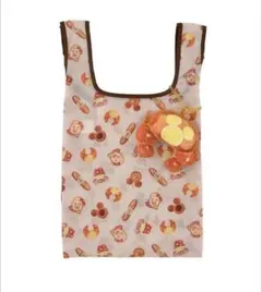 ミッキー ショッピングバッグ　エコバッグ ポーチ入り ミッキーズベーカリー　パン
