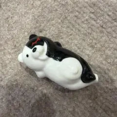 モノクマ 陶器製 箸置き