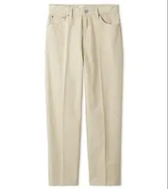 い*福様 ミラオーウェン　センタープレスワイドテーパードデニムパンツ　0サイズ